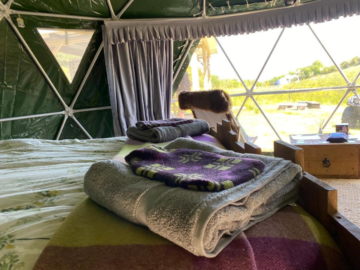 Geodesic Dome Glamping 호텔 란니들로스 외부 사진